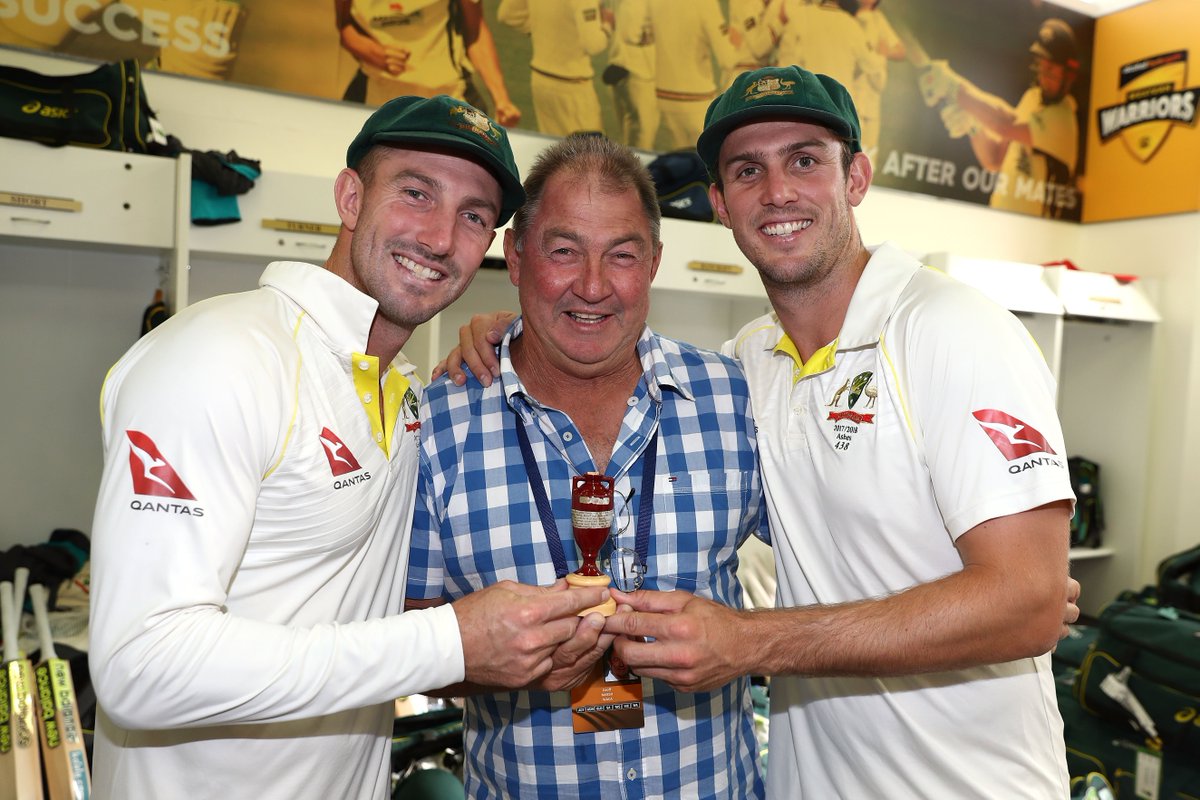 cricketcomau's tweet image. A trio of #Ashes champions!