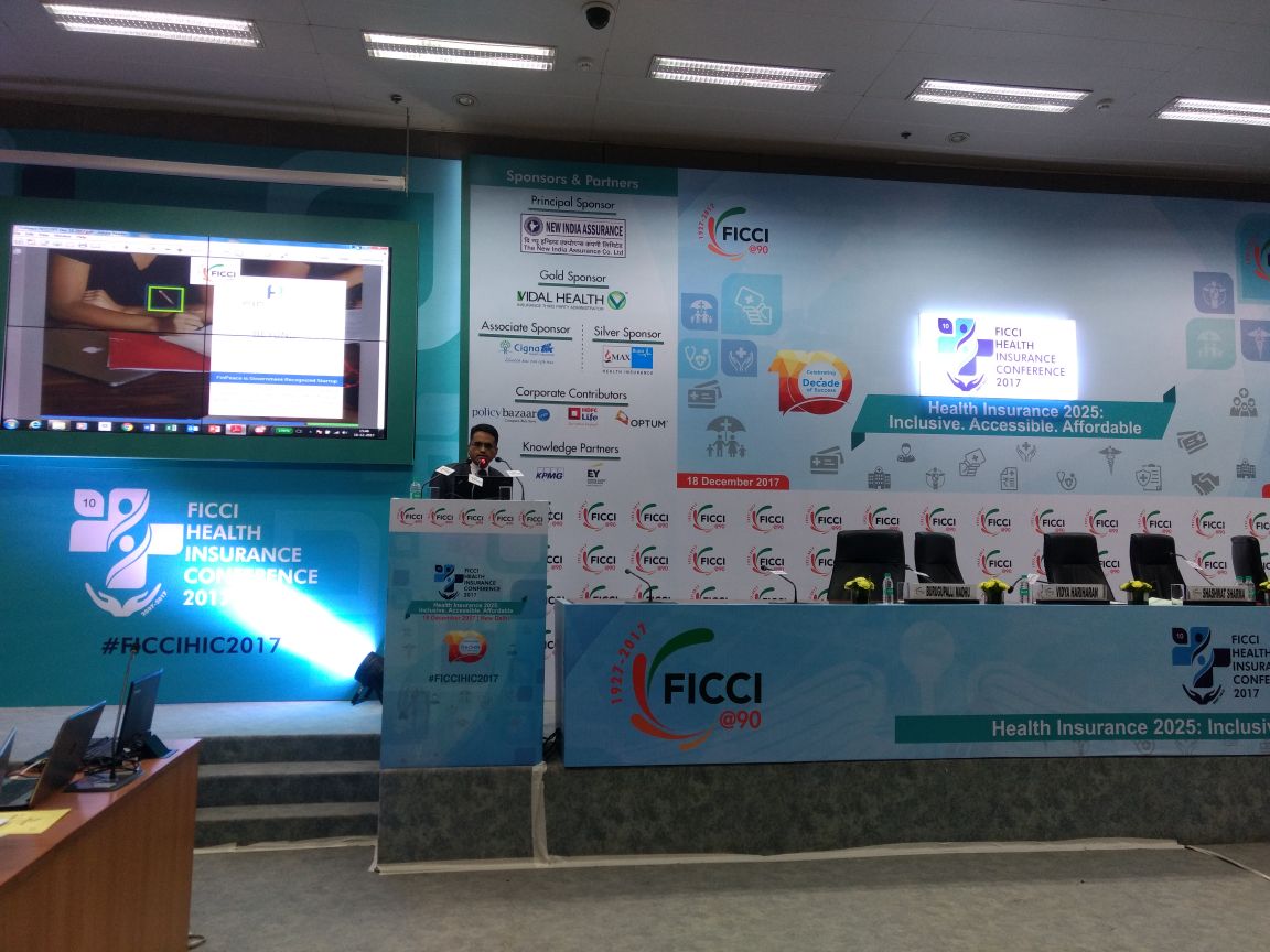 ficci_heal's tweet photo. Now on stage Mr Nirmal K. Rewaria – CEO & Co-Founder, @Fin_Peace. #FICCIHIC2017 #FICCI #healthinsuranceconference2017 https://t.co/Em7K4mBOlw