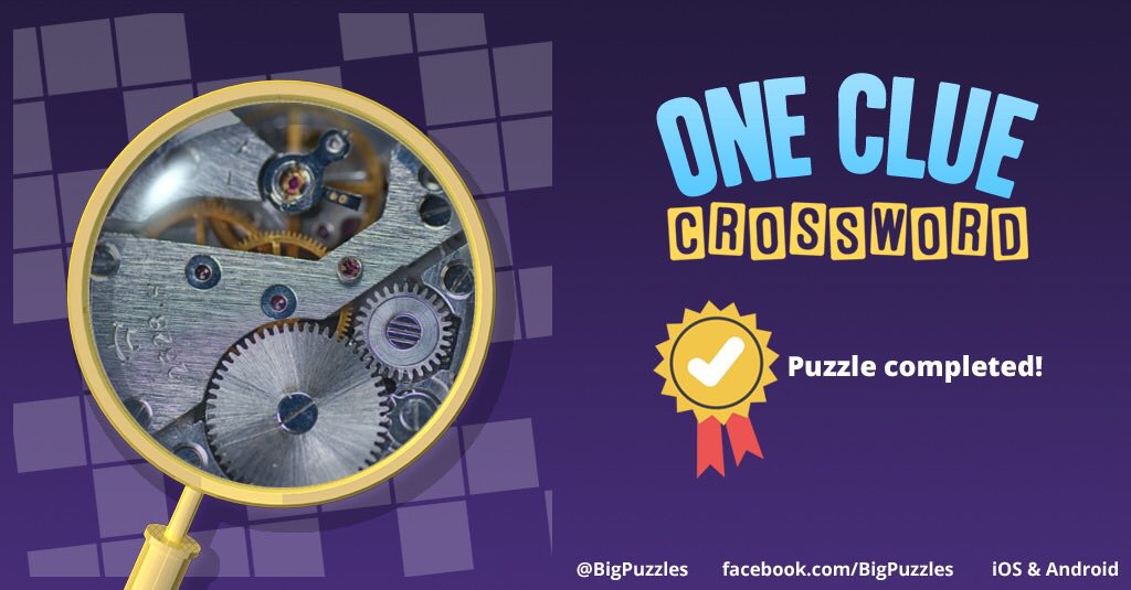 schnikkie's tweet photo. I completed a puzzle in One Clue Crossword. Play now for free!
https://t.co/MA1YhxHc8n #OneClueCrossword https://t.co/KTOvWUUCuN