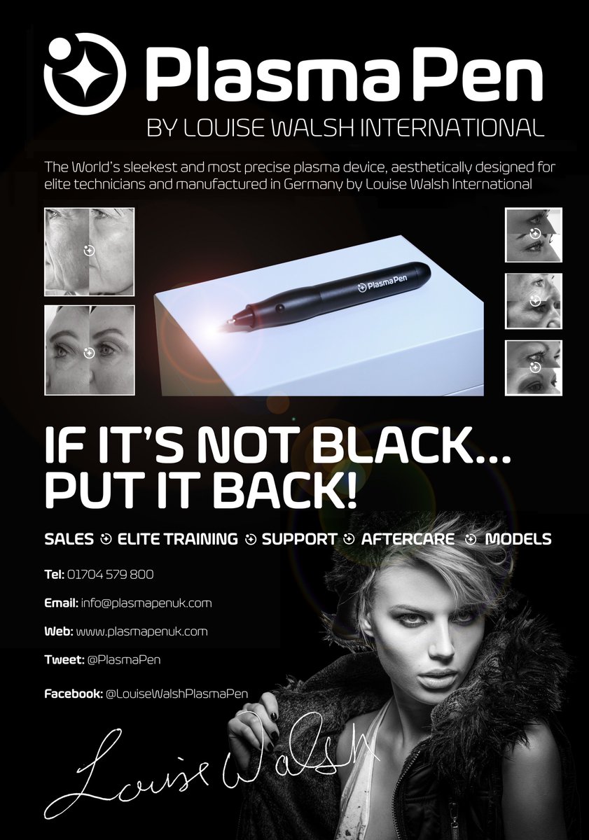 PlasmaPen's tweet photo. If you're interested in either getting fibroblasted with Plasma Pen or trained as an elite Plasma Pen technician with us then please get in touch - we also offer model vouchers for the perfect Christmas Present!
#PlasmaPen #fibroblast #10YearsYounger #SoftSurgery #SkinLifting https://t.co/rhUIPCaXBy