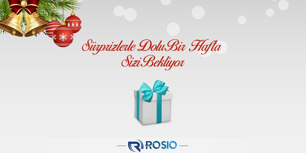 Sürprizlerle dolu bir hafta sizi bekliyor.
rosio.com.tr
0212 222 22 01