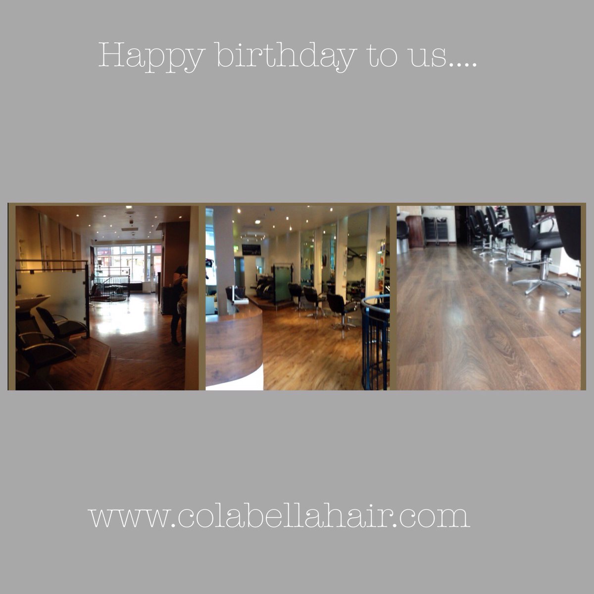 colabellahair's tweet photo. Happy birthday to us @archielilac @steph_holmes11 @emjh13 @Blakestokes_ @kashsandhu66 @Matrixhaircare 33yrs of fabulous hair https://t.co/ewPGhT3F6z