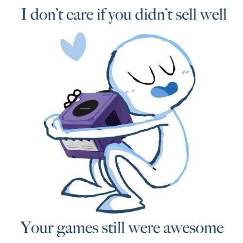 Lord_Arse's tweet photo. But it still sold over 20 million units!
RETWEET if you love the Nintendo GameCube 💜💜💜 https://t.co/pIvXTuabh6