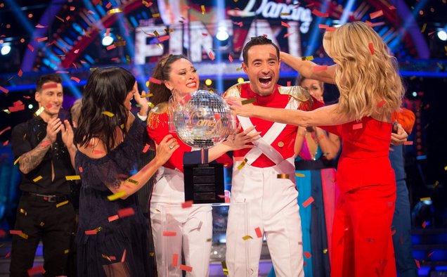 StratumC's tweet photo. #Strictly stunning final - still talking about it in the #StratumC office today. Well done to @mrjoemcfadden  - we all agree that we loved #katjajones choreography. Well done to @thedebbiemcgee for being a great role model for ladies of a certain age! FAB-U-LOUS! https://t.co/TTBhyhZDEb