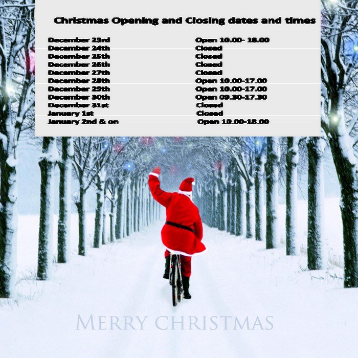 CycleplusIRL's tweet image. Cycleplus Christmas opening hours