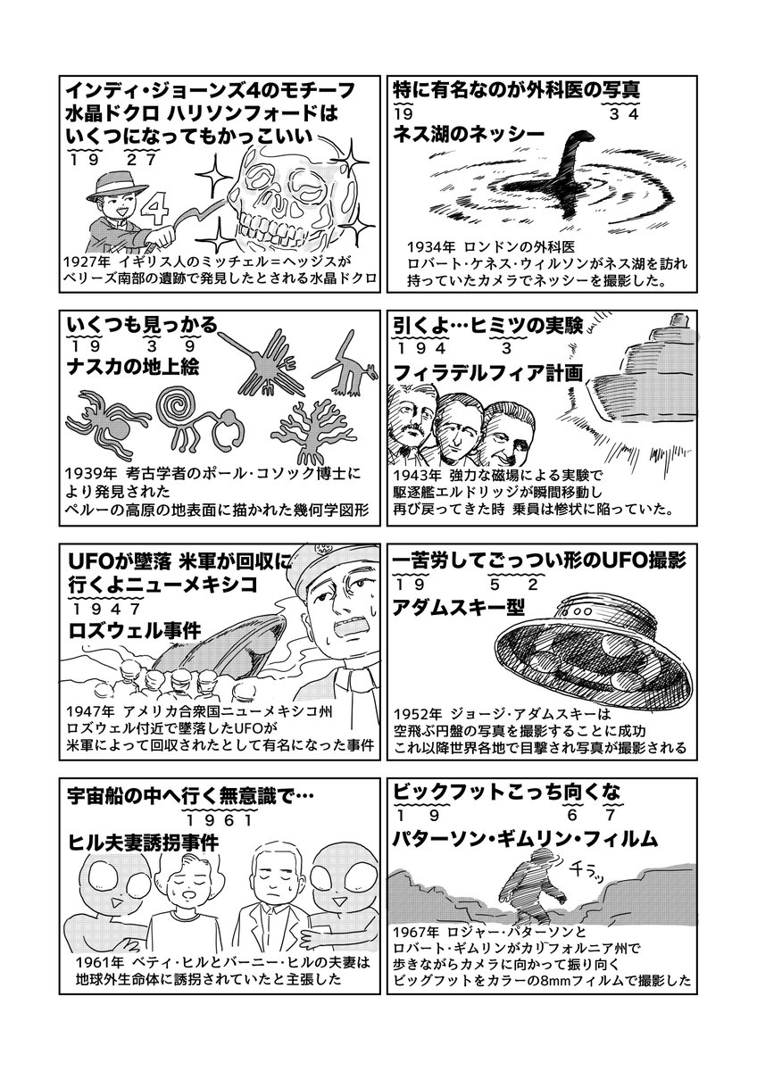 センター試験も近いので、もし「オカルト出来事史」があったらテストに出そうな２０個の頻出の事件を勝手に選んで、その年号を暗記できるようゴロ合わせを考えました！来週発売のラジオライフ2月号です！… 