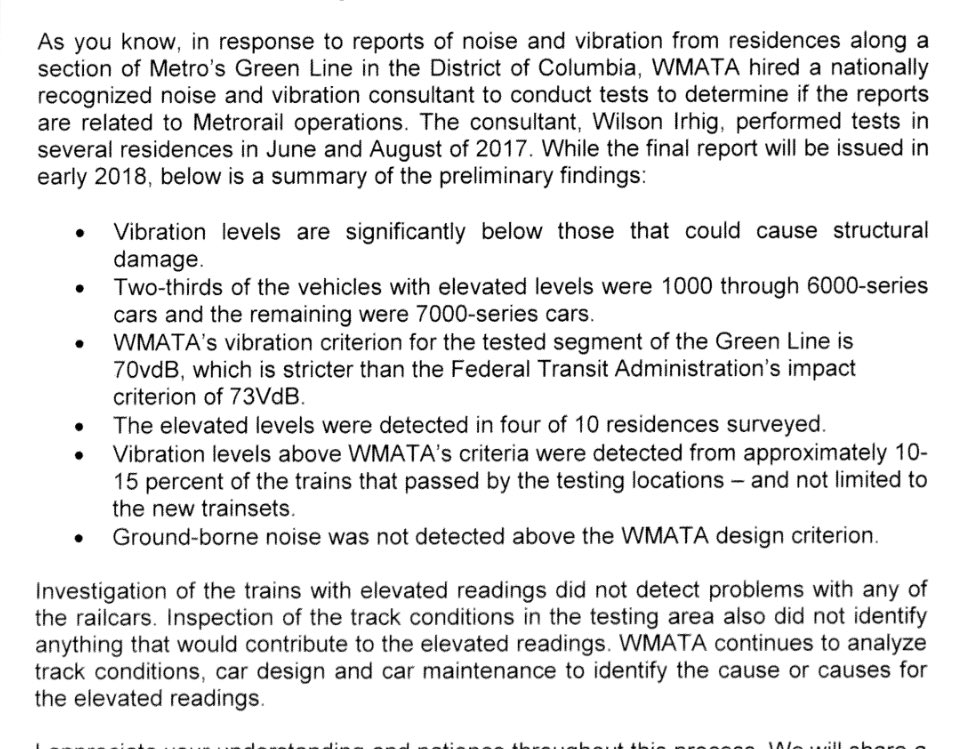amaxsmith's tweet photo. #WMATA responds to @CMBrandonTodd on trains shaking homes (https://t.co/fwX3rgfvah) - there's shaking from variety of trains, no clear cause https://t.co/OhR5NXgBVx
