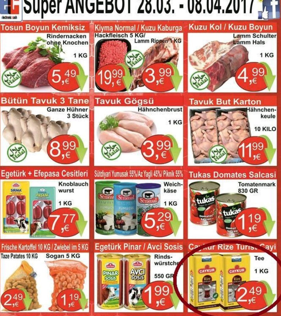 Türkiye'de üretilen çay Türkiye'de 26 lira
Almanya'da 10 lira. Bunlar hep dış güçler:)