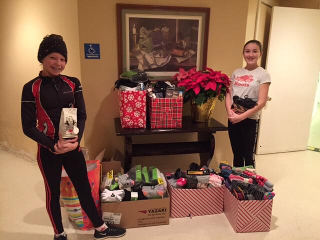 MgrMorrisonCath's tweet photo. Student activists Lauren and Ella collected 868 pairs of much-needed socks for those in our local homeless shelter https://t.co/6t0p7BCTjI Way to go, Lauren and Ella - we're so proud! @LDCSBSchools @Staudt1 #InnOutoftheCold #socialjustice @CatholicEdu #OCSGE #ResponsibleCitizens https://t.co/91imeaD86C