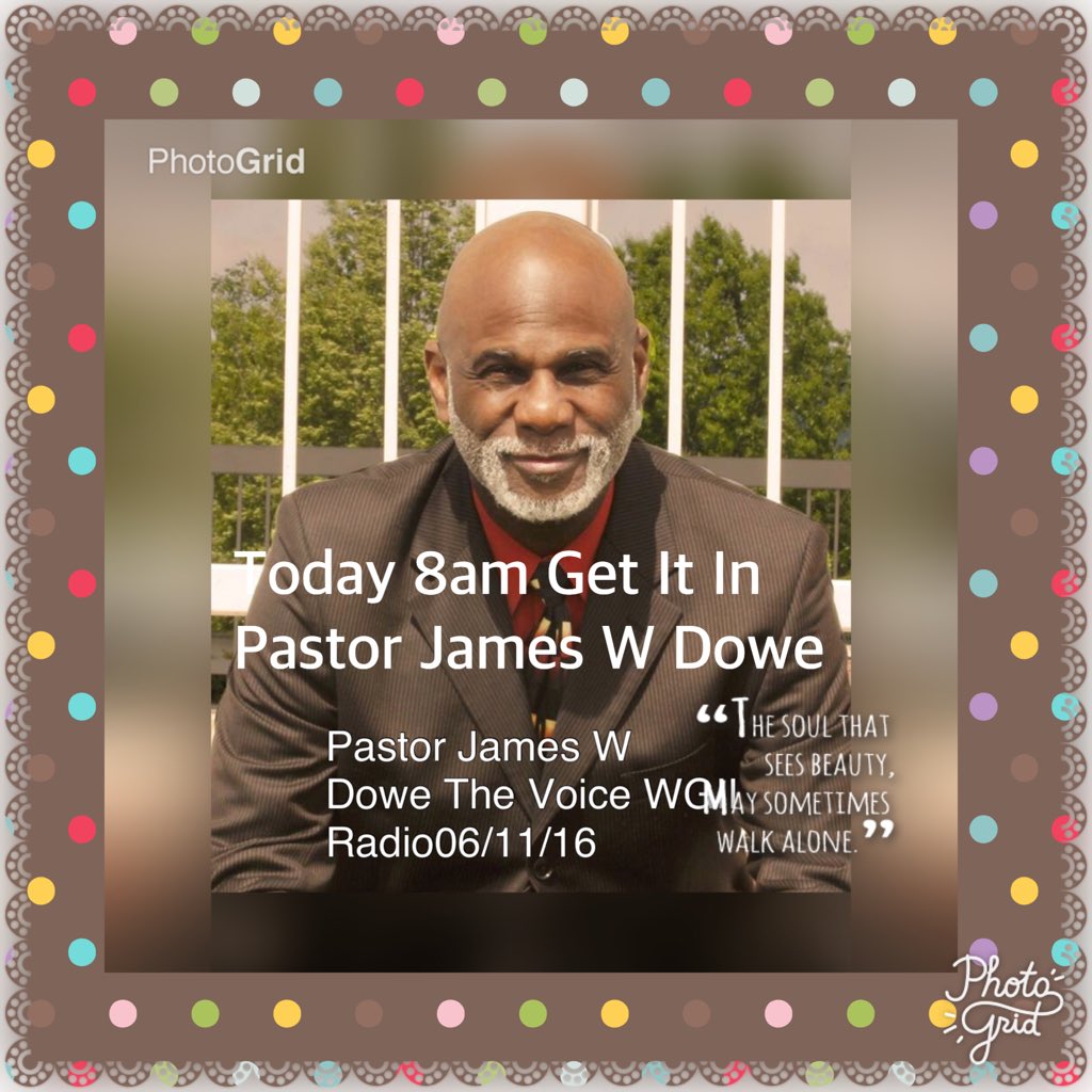 OutSideInKLAV's tweet photo. Thanks @fnbteach  Pastor James W Dowe ❤️"Worrior on The Power Monday Thanks So Much WGII Radio Salutes The Voice Of WGII Radio https://t.co/s5MsHd6qqx