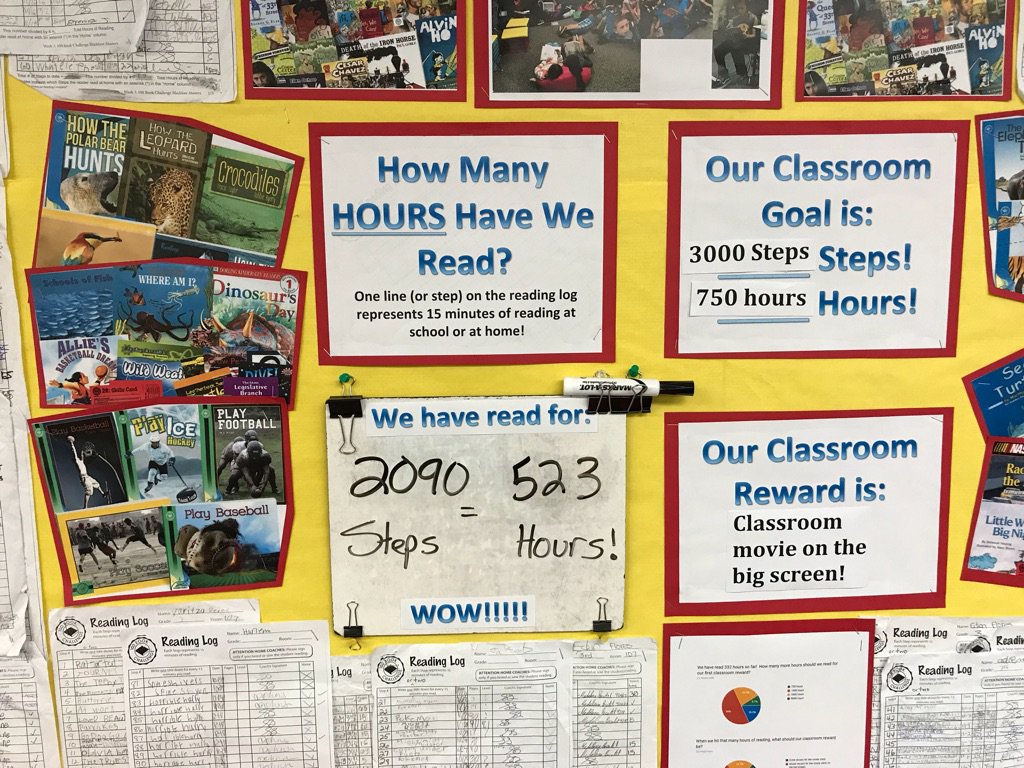 BuddyGillogly's tweet photo. Wow!  Our class has read 523 hours so far with our American Reading Program!!!  Amazing!  @BeaumontBear #wave https://t.co/vFNQ3zNQvR