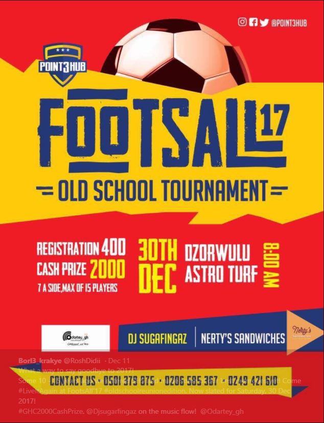 Phelim_Owusu's tweet photo. More
Come rep your school  ghc2000 UP FOR GRABS!! 
@point3hub 
#pojoss #KSTS
#Prempeh #Owass
#Motown #labone 
#Bleoo #AQ #Botwe #Adisco 
#D2R2017 HEADLINE #AiteoCAFawards2017 President #CitiCBS #JoySMS #JoyNews live photos Liverpool https://t.co/fkgTUuTfax