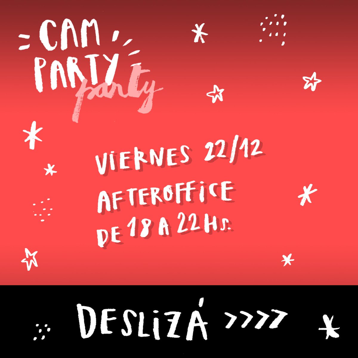 lacamparty's tweet photo. El próximo viernes de 18 a 22 en Humboldt 2270 tenemos una edición especial de @lacamparty 🎊🚀 con cerveza tirada, dj, brillos, selfiespot y marvelous emprendimientos https://t.co/g7sEIR82ZA
