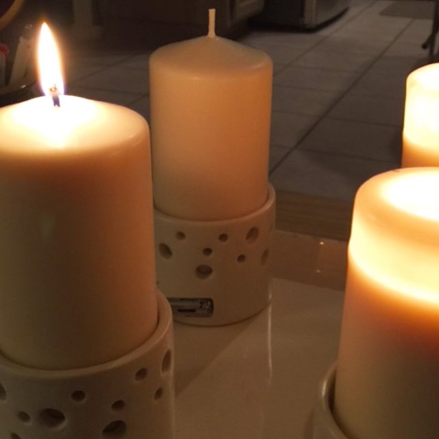 GeorgeMiley's tweet photo. Advent candles in Phoenix
Handcarved Menorah left with
Chemin Neuf in Bonn.
United they heal past dark
Memories from the
Eifel, Lodz and Chelmno.
#advent #hanukah #menorah #jewishhistory #shoah #eifel #lodz #chelmno #cheminneuf #restoredbylove #stremigius #agarlandforashes https://t.co/Kb8DFK5Uc6