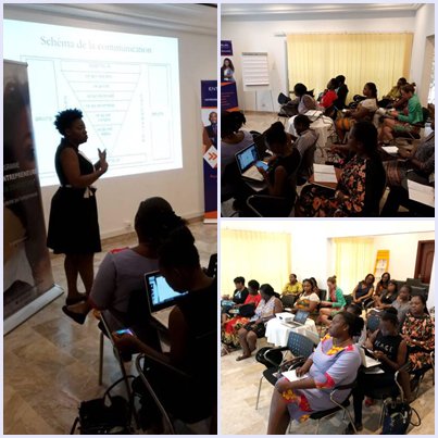 Entreprenarium's tweet photo. La 1ère édition en #CotedIvoire du programme « Women Entrepreneurs Business Education» offert par @fondationbgfi et délivré par @Entreprenarium a débuté ce lundi 18 décembre 2017 à #Abidjan.  Au programme du jour: les réseaux sociaux. #StartItNow. https://t.co/6Z8EWtQvrD