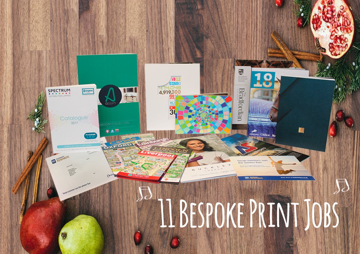 On the eleventh day of Christmas, my true love sent to me: 

11 bespoke jobs.

Our jobs come in all shapes and sizes. From leaflets, stitched brochures to perfect bound books, we can produce all this and more at Bahson. #12daysofbahson #printing #litho #stitched #bound #print