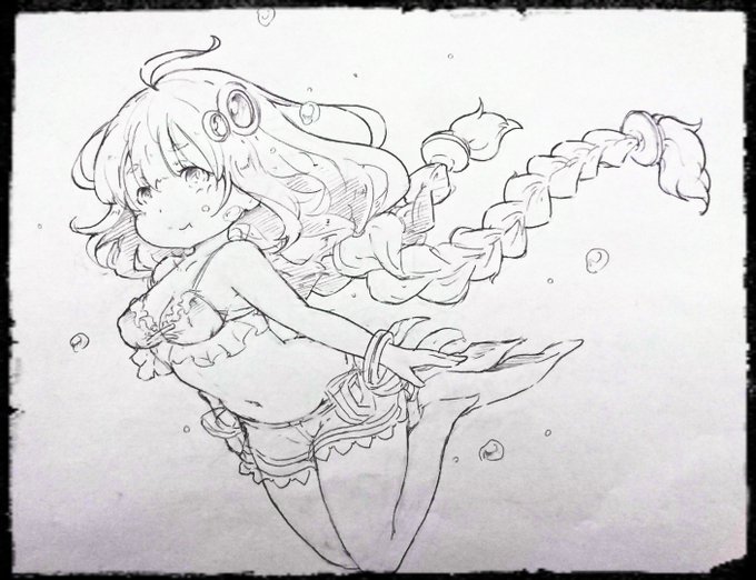 紲星あかりちゃん線画 