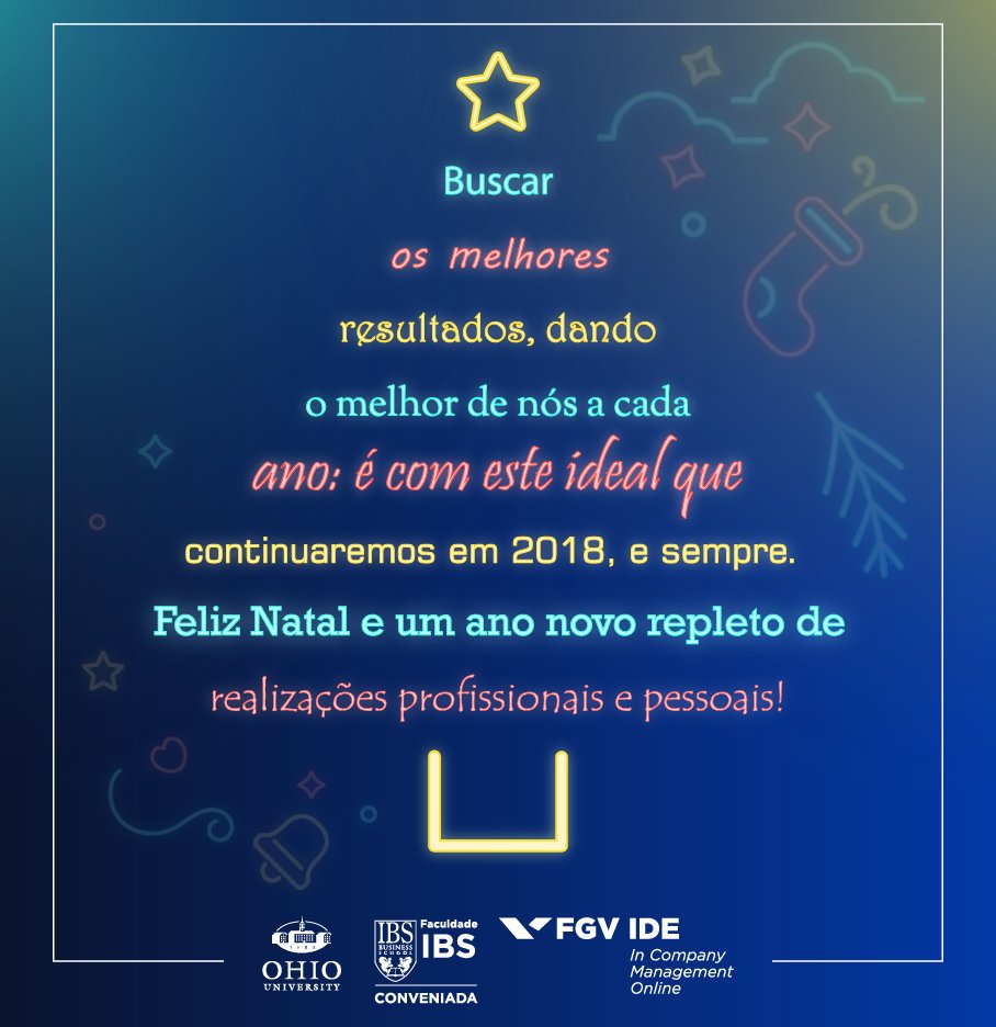 Boas festas !