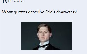Sharn_English's tweet image. English Advent Year 10 revision task - Day 18.