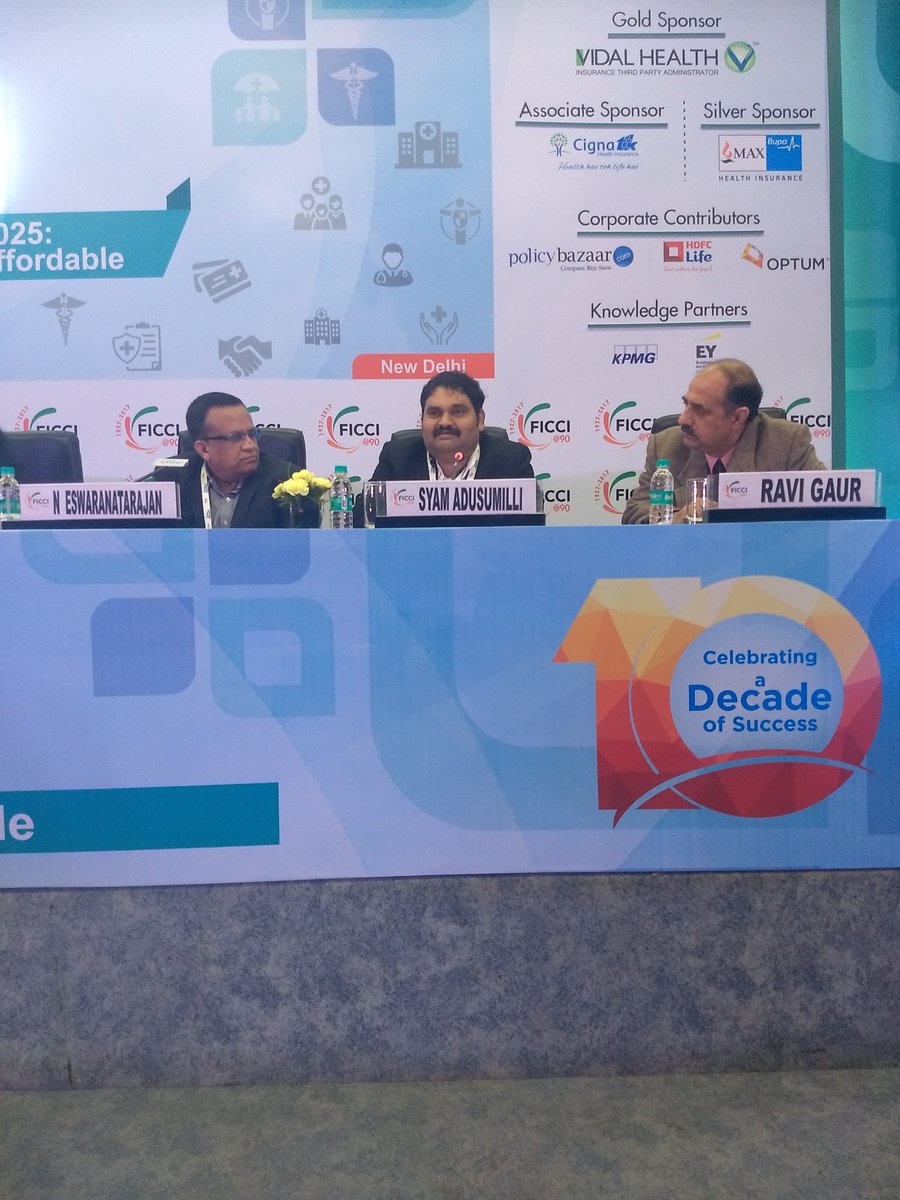 ficci_heal's tweet photo. "The question is how we can get the microsegements of the society where propensity of a disease is high..." Mr. Syam Adusumilli - Vice President - Health Solutions, Optum Global Solutions. #FICCIHIC2017#FICCI #healthinsuranceconference https://t.co/2IDmE6K32U