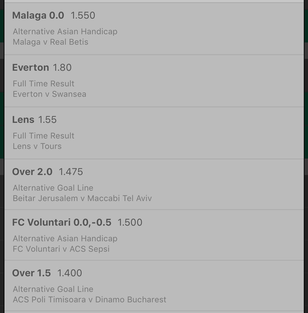 DubsandTrebs's tweet photo. #DailyFlutter
Odds: 13.39 - 0.5u https://t.co/j00DuUfI5V