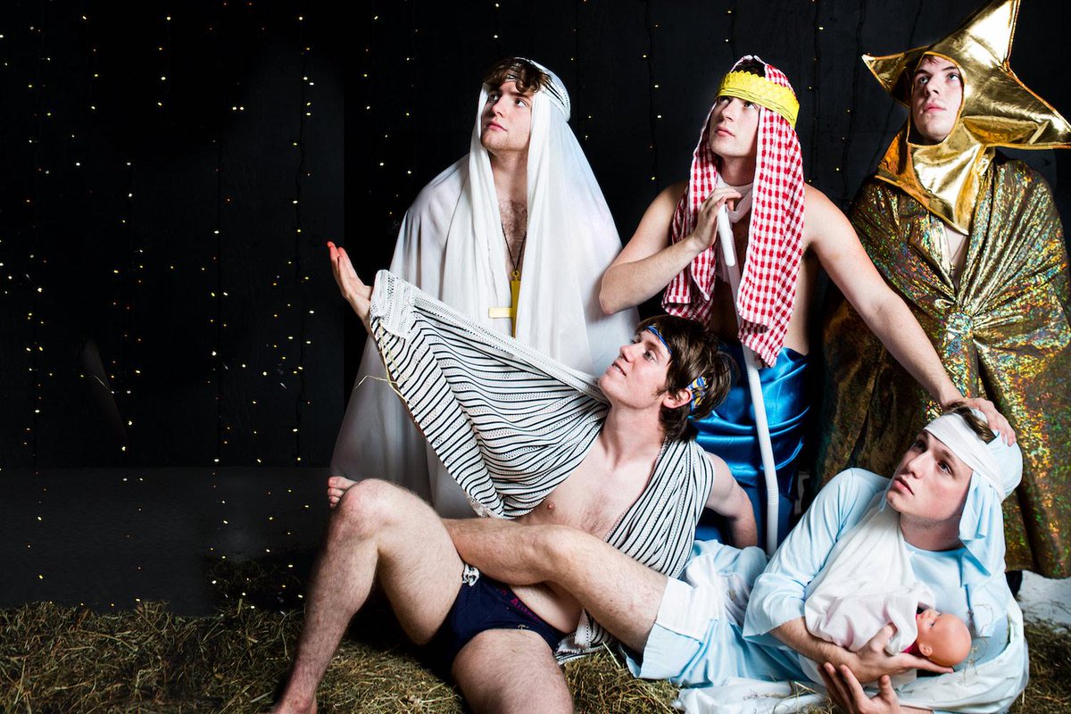 Follow the guiding star of Shame in our nativity-tastic Class of 2018 feature. diymag.com/2017/12/15/cla… <a href="/shamebanduk/">shame</a>