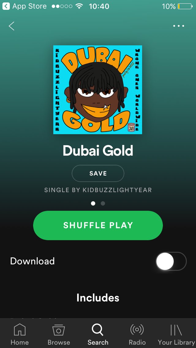 BandiZuru's tweet photo. DUBAI GOLD OUT NOW!!! Produced by @RealCorMill #kidbuzzlightyear #jamwithboys #wrongonesworldwide https://t.co/JFhrGJNlsL