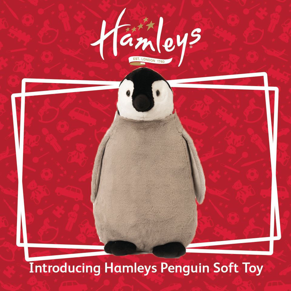 hamleys penguin soft toy