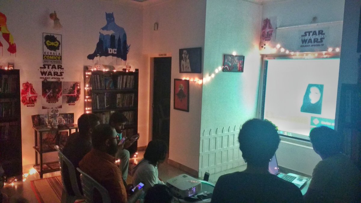 comiccollectiv3's tweet photo. The #starwars #holidayspecial event was a lot of fun at the #library !! See the entire pics from the event at : https://t.co/jrAYYMnhRB 😉
#StarWarslastjedi #thelastjedi #kochi #kerala #comicevent #starwarsevent #comiclibrary #comics #cosplay #boardgames #kahoot #quiz #cardgames https://t.co/ruyxLzAR0g