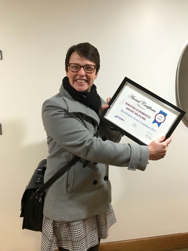 action_housing's tweet photo. #Action2017

In November we were humbled and proud when our Sheffield Domestic Abuse Helpline was awarded at the helplines conference! https://t.co/I8pHJlg99y