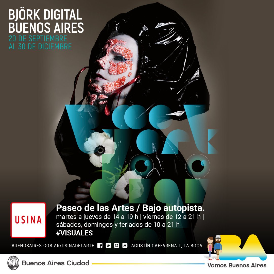 DifusionCultur2's tweet photo. Visitá #BjorkDigital experiencia para todos los sentidos ✨ Realidad virtual y 3D 👓 hasta el 30/12. Horarios y + info: https://t.co/PFJwHZfOlz  #gratis @UsinadelArte https://t.co/13Yu4PHV8x