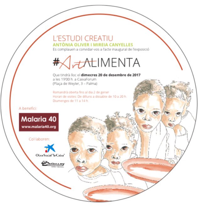 CreatiuEstudi's tweet photo. #Artalimenta                         Os esperamos a todos y difundirlo, es un proyecto solidario creado por niños para ayudar a niños !!!!! https://t.co/ddNrIEmJgb