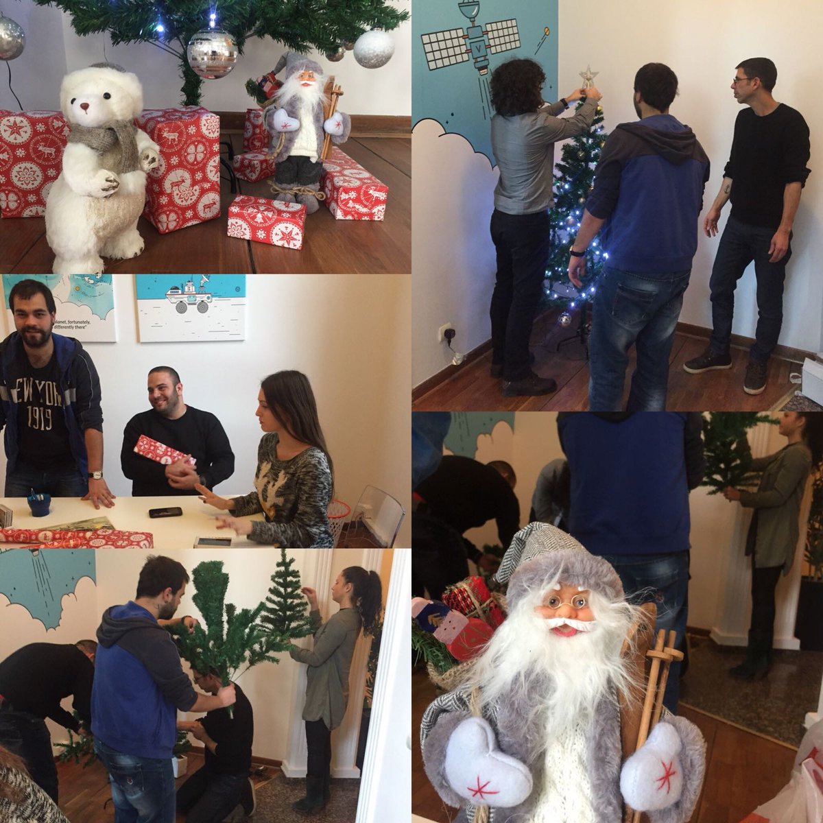 _Vtool's tweet photo. Vtool Christmas atmosphere! 
We had so much fun decorating our office ❄🎄🎁 https://t.co/bwaaaf40dV