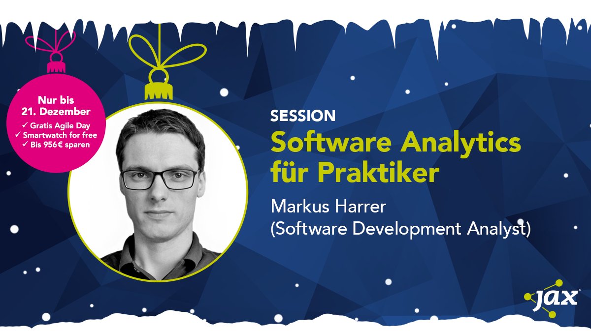 jaxcon's tweet photo. 💡 @feststelltaste zeigt eine Werkzeugkette (#Jupyter, #Python, #pandas, jQAssistant, Neo4j, #D3), mit der sich Analysen von #Java-Anwendungen und deren Umgebung (#Git, #FindBugs, #JaCoCo, #Profiler, #Logfiles etc.) in der Praxis einfach umsetzen lassen - https://t.co/tn6paf2o4m https://t.co/zV8j01CDoB