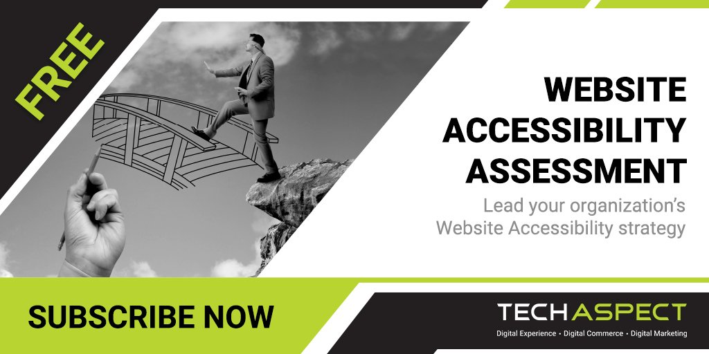 TADigitalInc's tweet photo. Get a complimentary website assessment from #TechAspect and get started with your #WebsiteAccessibility roadmap. Register here: https://t.co/YbQj3OJM8w #WCAG2.0 https://t.co/tcJVIyEDZN