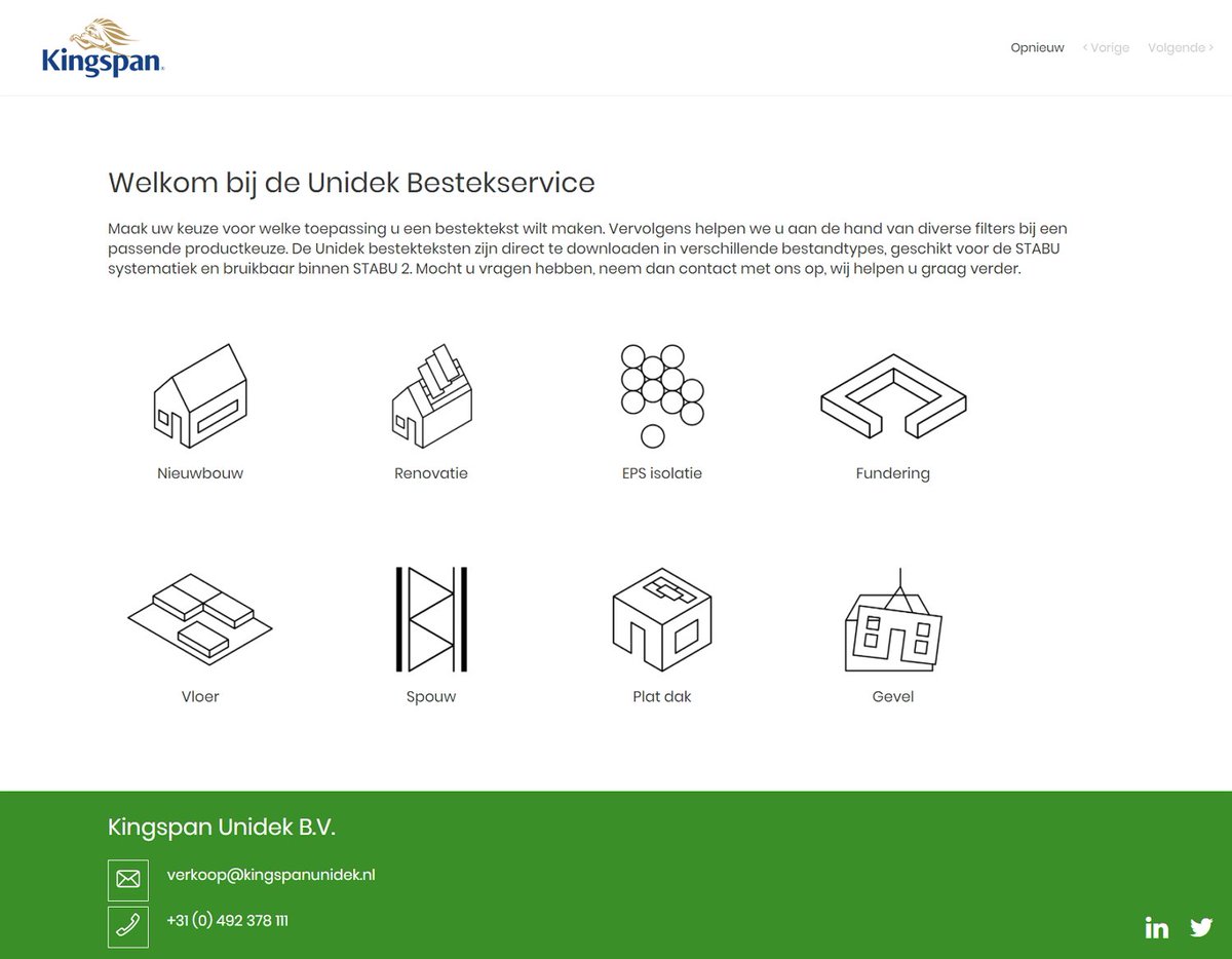 Nieuwe #bestekservice voor @kingspanunidek