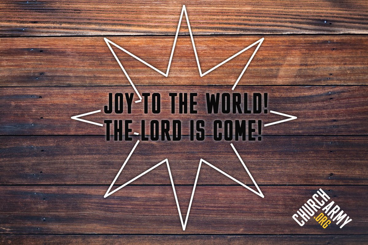 ChurchArmy's tweet photo. Love these lyrics - we can't wait to belt them out next week! #ChristmasIsComing #JoyToTheWorld #JoyToOurWorld https://t.co/9wJAvQjcNV