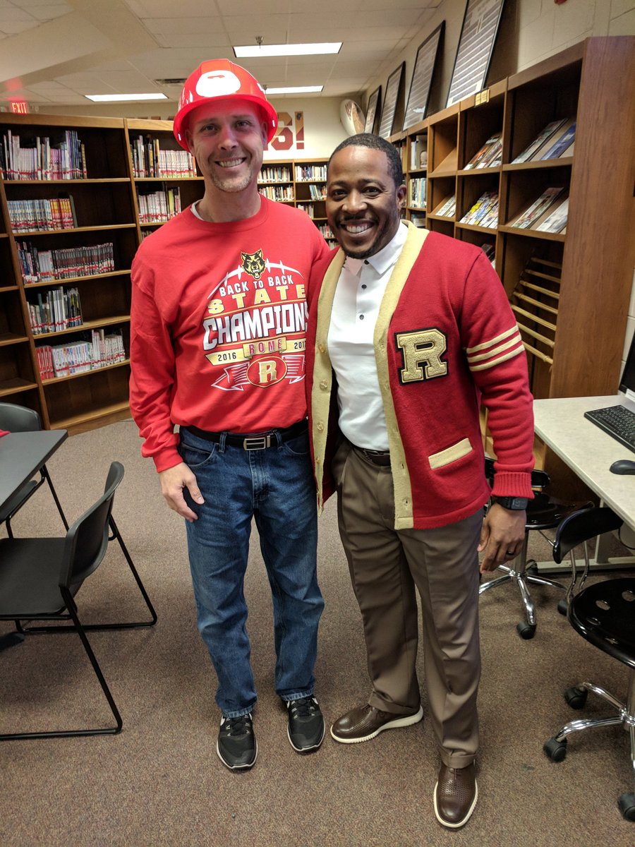 oneromehigh's tweet photo. Congratulations to Coach Boden on winning the Hard Worker of the Month Award! #1Rome https://t.co/PLcykEiKha
