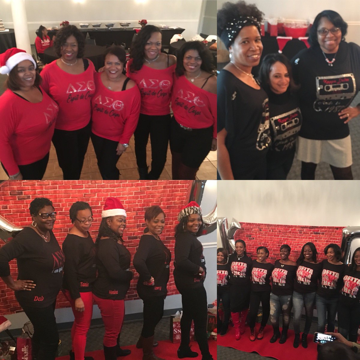 Shaunya_Chavis's tweet photo. The holiday season is always better once I see my sisters from the University of West Georgia Kappa Delta Chapter of Delta Sigma Theta Sorority Inc for our annual Christmas party. It was a packed house! Wonderful fellowship. #KDMade #DST #Sisterhood https://t.co/9u96OOAcxc