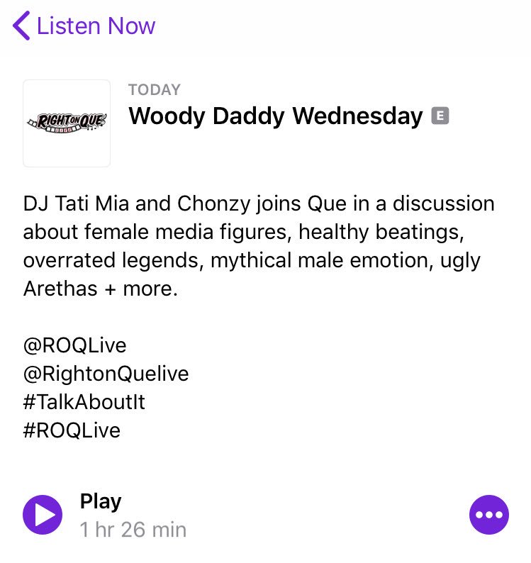 ROQLive's tweet photo. #WoodyDaddyWednesday episode w/ @Imgodtho @chonzyy @jodybordeaux search, listen, subscribe, review, share. #TalkAboutIt #ROQLive https://t.co/4BMsZa75WK