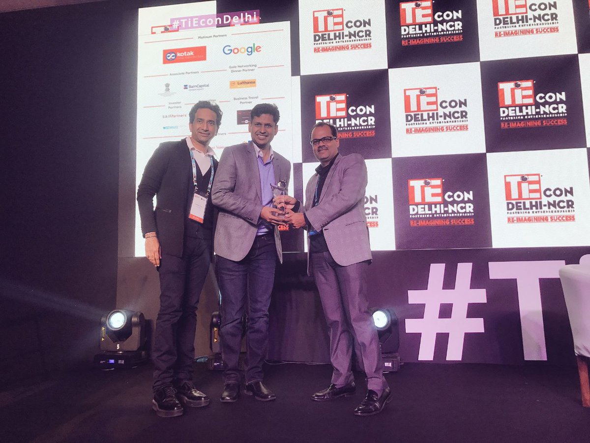 Green_GST's tweet photo. Moglix was crowned the winner of the 10th #TiELumisAwards. 2017 #TheDecadeOfLumis #TiEConDelhi @TiEDelhi.  @ragarg https://t.co/QaQpxFbUos