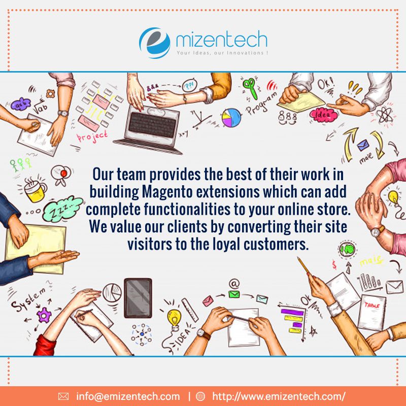 EmizenTech's tweet image. We build e-Commerce solutions and make it accessible across all platforms with #Magento2ExtensionDevelopment .
Explore : buff.ly/2oE0hOP
#MagentoExtensionsDevelopment #MagentoDevelopmentAgency #MagentoDevelopmentCompany