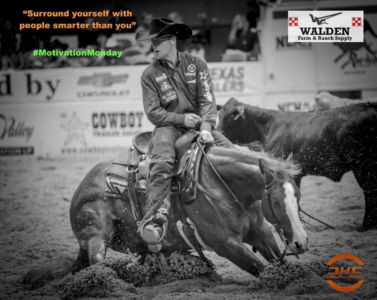 PHorseCentral's tweet photo. Here's your #MotivationMonday brought to you by #WaldenFarm&amp;RanchSupply to get your #Monday started off right. You may have heard this one talked about around the CHC booth a time or two. #cuttinghorses #CircleYRanch #winning #rolemodels https://t.co/ftkOMqMtxr