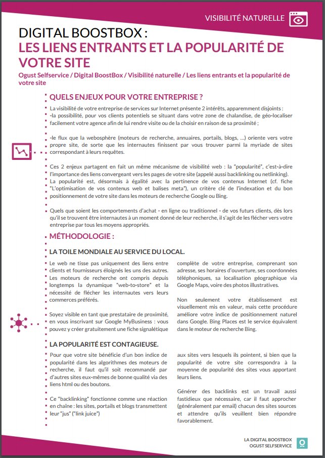 Ogust's tweet photo. Cette semaine découvrez gratuitement notre deuxième fiche conseil dans la catégorie "visibilité naturelle"➡️https://t.co/s8whCTkjdY #digitalfactory #transformation_numérique #accompagnement_digital #Ogust https://t.co/Hf9iGXVP02