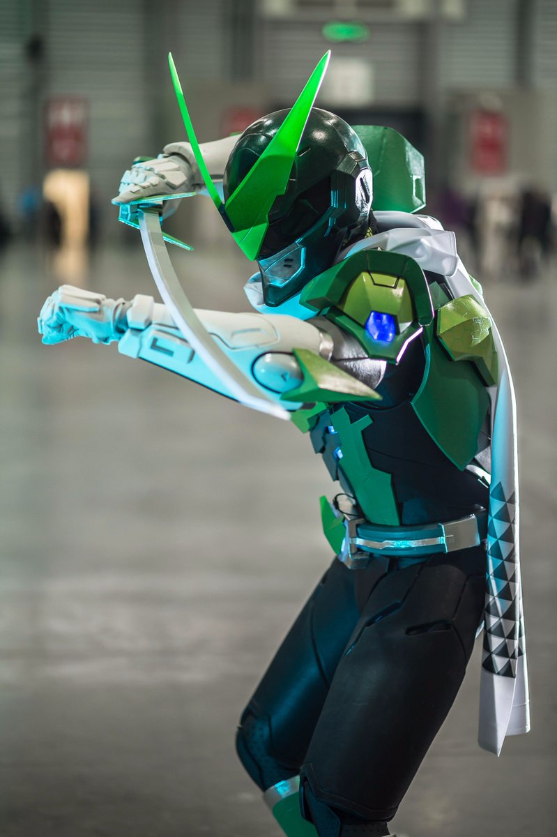 SkywalkerCam's tweet photo. #cp21 #cosplay 
#Overwatch
Genji: icesoap44 https://t.co/KOLJwFJUR4