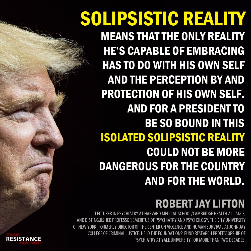 TRMmovement's tweet photo. @realDonaldTrump @foxandfriends I know it's a big word Donald, but read it slow (maybe have someone help you). #Solipsistic https://t.co/Ugd7InlybE