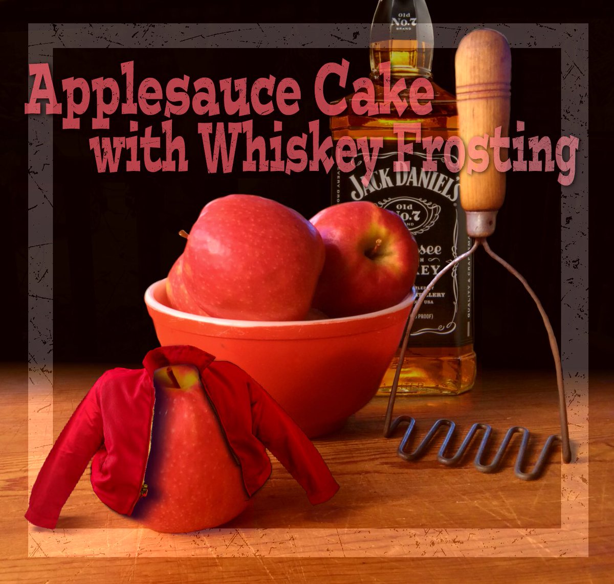 Richard Thomas’ Applesauce Cake with Whiskey Frosting!  PERFECT for holiday get-togethers!  Full recipe, James Dean stories, and more at. recipes4rebels.com/?page_id=3729. #JamesDean #Recipes4Rebels