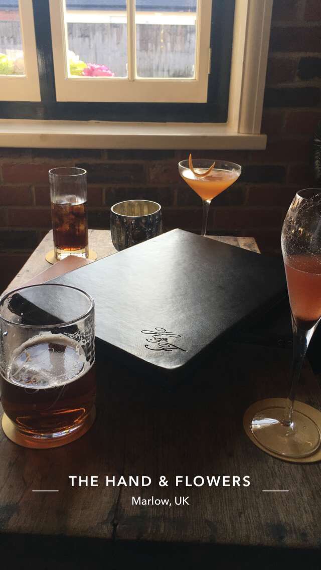 Lunch at the <a href="/HandFMarlow/">The Hand & Flowers</a> for my mother’s birthday. Nothing short of exquisite.