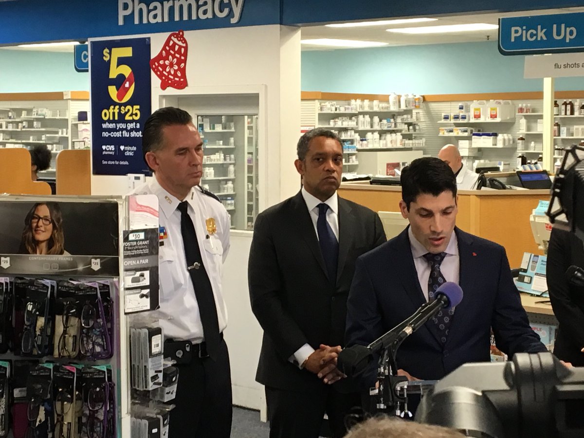 DC Police Chief Peter Newsham and Attorney General Karl Racine at