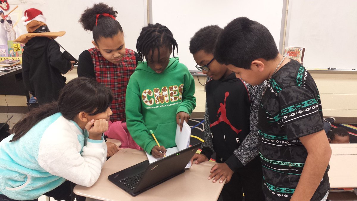 LaTonyaBrew1's tweet photo. SAM-(R)redefinition: Students create Math Kahoot game to demonstrate knowledge #Cmes_cubs #Cmes_tech https://t.co/plRbJYyJwD